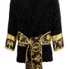 Versace Z4800 BLACK Peignoir à Imprimé Baroque Homme