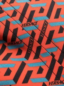 Versace Robe Courte à Logo Greca Imprimé Femme -Pas Cher Versace Boutique 16816857 35984858 600