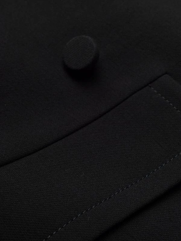 Versace Manteau à Simple Boutonnage 1B000 BLACK 8 Versace Manteau à Simple Boutonnage 1B000 BLACK – Image 8