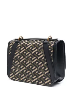 ( Access Edit ) Versace Sac à Bandoulière à Motif Greca 5B15V - NERO ORO KAKI -Pas Cher Versace Boutique 16816878 36280431 600