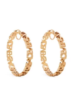 Versace 3J000 Boucles D'oreilles à Logo Femme