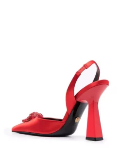 Versace Escarpins La Medusa à Bride Arrière 1R330 RED -Pas Cher Versace Boutique 16816896 34947527 600