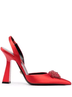 Versace Escarpins La Medusa à Bride Arrière 1R330 RED