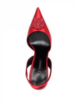 Versace Escarpins La Medusa à Bride Arrière 1R330 RED -Pas Cher Versace Boutique 16816896 34949071 600