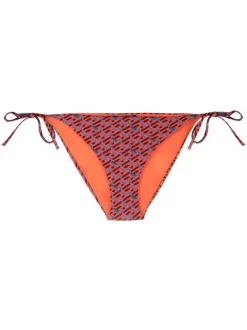 ( Positively Conscious ) Versace 5R080 Orange Peel+Regal Blue Bas De Bikini La Greca Femme