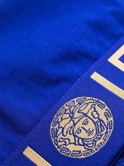 ( Positively Conscious ) Versace Brassière à Bande Greca A1343 BLUETTE -Pas Cher Versace Boutique 16816906 36014891 600