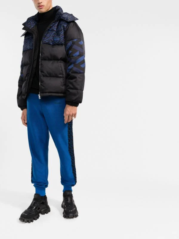 Versace Doudoune à Logo Imprimé Homme 2 Versace Doudoune à Logo Imprimé Homme – Image 2