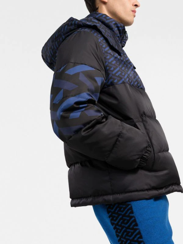 Versace Doudoune à Logo Imprimé Homme 3 Versace Doudoune à Logo Imprimé Homme – Image 3