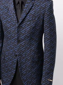 Versace Blazer à Imprimé La Greca Homme -Pas Cher Versace Boutique 16816928 36102860 600
