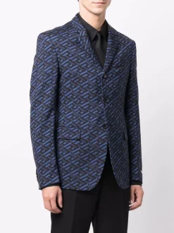 Versace Blazer à Imprimé La Greca Homme -Pas Cher Versace Boutique 16816928 36103471 600