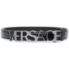 Versace 1B00E BLACK Ceinture à Boucle Logo Homme