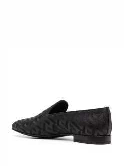 Versace Chaussons En Jacquard 1B000 NERO -Pas Cher Versace Boutique 16816942 34764616 600