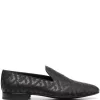 Versace Chaussons En Jacquard 1B000 NERO