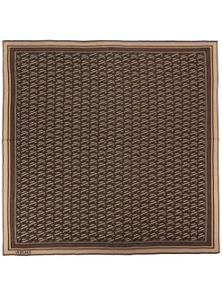 Versace 5B090 BLACK+GOLD écharpe En Maille à Motif Monogrammé Homme -Pas Cher Versace Boutique 16816955 34658388 600