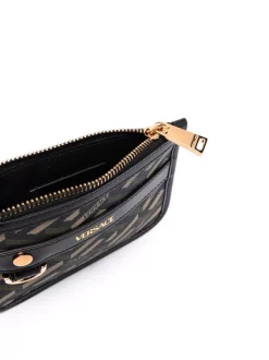 Versace Porte-monnaie à Motif La Greca 5B15V NERO+KAKI-ORO VERSACE 5 Versace Porte-monnaie à Motif La Greca 5B15V NERO+KAKI-ORO VERSACE -Pas Cher Versace Boutique 16816962 35446925 600