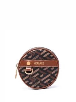 Versace Porte-monnaie La Greca Femme