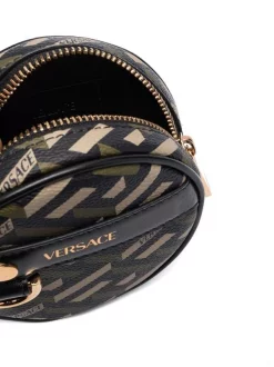 Versace 5B15V NERO KAKI ORO VERSAGE Porte-monnaie La Greca Femme -Pas Cher Versace Boutique 16816984 35446758 600