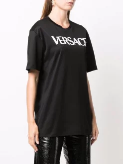 Versace T-shirt Medusa à Logo Imprimé Femme -Pas Cher Versace Boutique 16817246 34898508 600