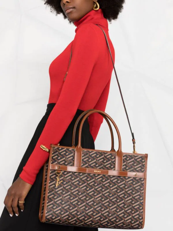 Versace Sac Cabas La Greca Signature 5B17V 3 Versace Sac Cabas La Greca Signature 5B17V – Image 3