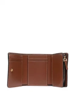 Versace Portefeuille à Imprimé La Greca 5B17V NERO + CARAMEL - ORO VERSACE -Pas Cher Versace Boutique 16817258 36575645 600