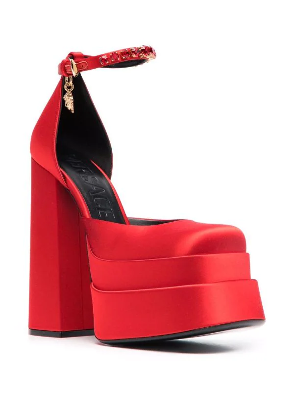 Versace Escarpins Medusa Aevitas à Plateforme Femme 2 Versace Escarpins Medusa Aevitas à Plateforme Femme – Image 2