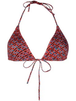 ( Positively Conscious ) Versace Haut De Bikini La Greca Femme