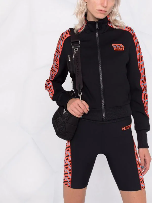 Versace 5B250 Veste De Sport Le Greca Femme 5 Versace 5B250 Veste De Sport Le Greca Femme – Image 5