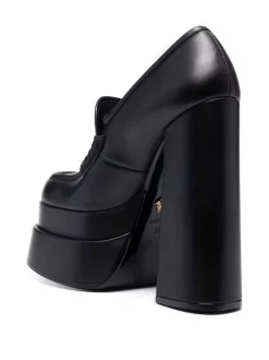 Versace 1B00V NERO ORO VERSAGE Escarpins Juno à Plateforme Femme -Pas Cher Versace Boutique 16817298 37531105 600