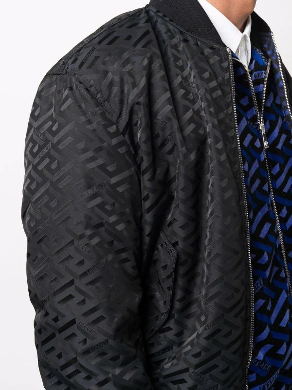 Versace Veste Bomber La Greca Homme 5 Versace Veste Bomber La Greca Homme – Image 5