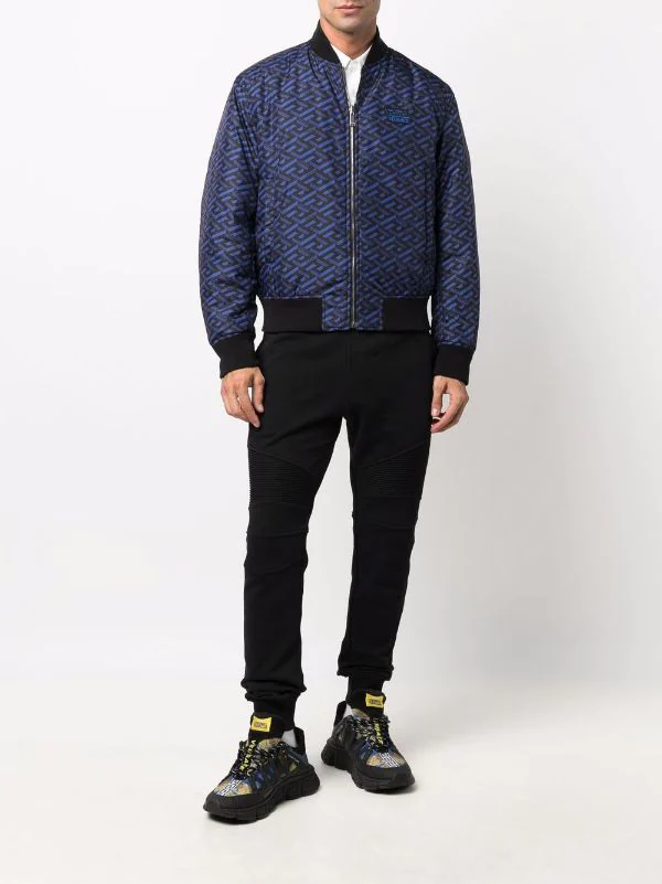 Versace Veste Bomber La Greca Homme 6 Versace Veste Bomber La Greca Homme – Image 6