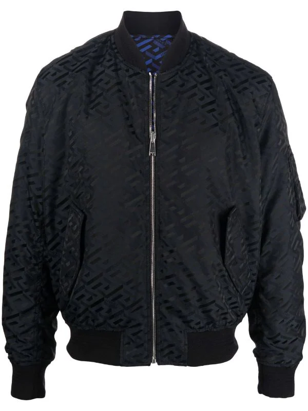 Versace Veste Bomber La Greca Homme 1 Versace Veste Bomber La Greca Homme