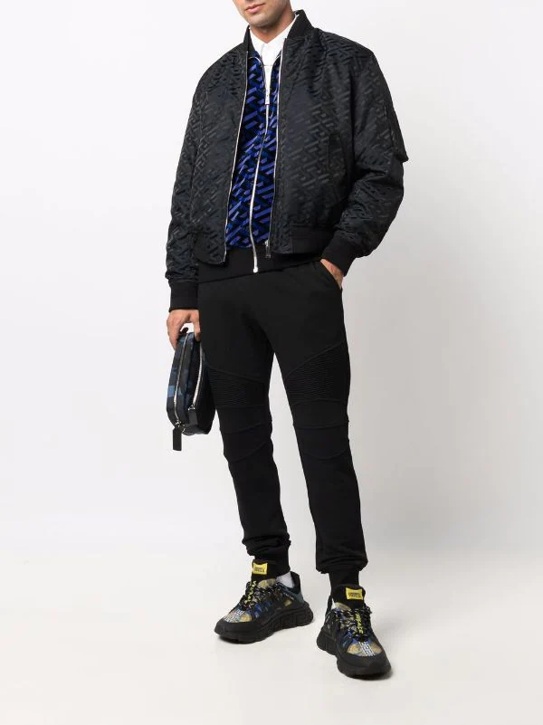 Versace Veste Bomber La Greca Homme 2 Versace Veste Bomber La Greca Homme – Image 2
