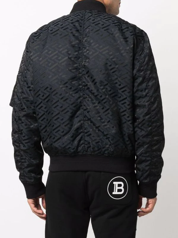 Versace Veste Bomber La Greca Homme 4 Versace Veste Bomber La Greca Homme – Image 4
