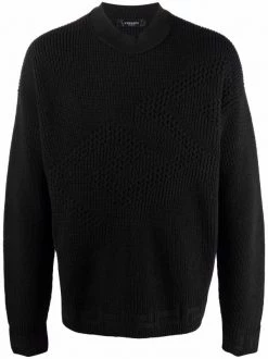 Versace Pull En Laine Vierge Homme