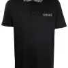 Versace Polo à Col Contrastant Homme