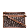 Versace 5B17V BLACK+CARAMEL Sac à Bandoulière à Imprimé Monogrammé Femme