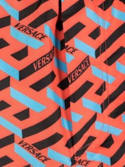 ( Positively Conscious ) Versace Short De Bain à Imprimé Greca 5R080 RED -Pas Cher Versace Boutique 16818249 34871190 600