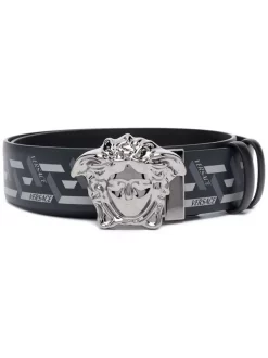 Versace Ceinture Medusa Head à Imprimé Greca Homme