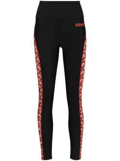 ( Positively Conscious ) Versace Legging La Greca à Taille Haute Femme