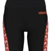 Versace Short De Cyclisme à Imprimé Greca Signature 5B250 NERO+ARANCIO