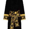 ( Access Edit ) Versace Robe I Love Baroque à Taille Ceinturée Z4800 NERO