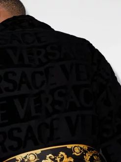 ( Access Edit ) Versace Robe I Love Baroque à Taille Ceinturée Z4800 NERO -Pas Cher Versace Boutique 16845522 35697607 600