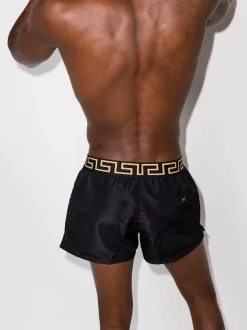 Versace A80G NERO GRECA ORO Short De Bain à Motif Medusa Homme -Pas Cher Versace Boutique 16845711 34727865 600