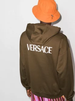 Versace Hoodie Medusa à Lien De Resserrage 1K250 KHAKI -Pas Cher Versace Boutique 16845811 34271336 600
