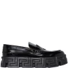 ( Nouvelle Collection ) Versace Mocassins à Semelle Greca épaisse Homme
