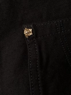 Versace 1D040 NERO Jean Medusa Droit à Plaque Logo Homme -Pas Cher Versace Boutique 16875759 33555976 600