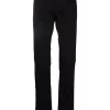 Versace 1D040 NERO Jean Medusa Droit à Plaque Logo Homme