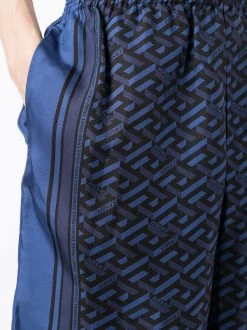 Versace Short En Soie à Imprimé Greca Homme -Pas Cher Versace Boutique 16898242 35341792 600