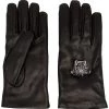 Versace Gants La Medusa En Cuir Homme