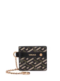 Versace 5B15V Portefeuille à Motif Monogrammé Homme
